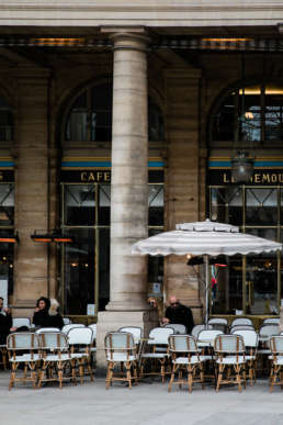 Photo of an outdoor cafe in Paris, France